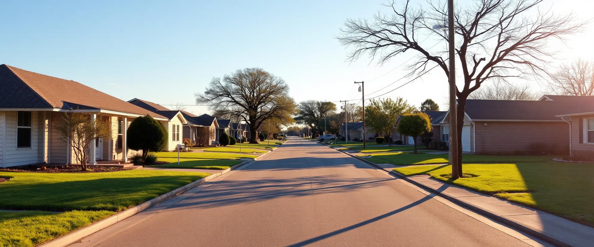 Residential neighborhood in Dickinson, TX served by Granite Girl