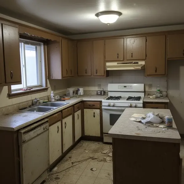 Kitchen before renovation