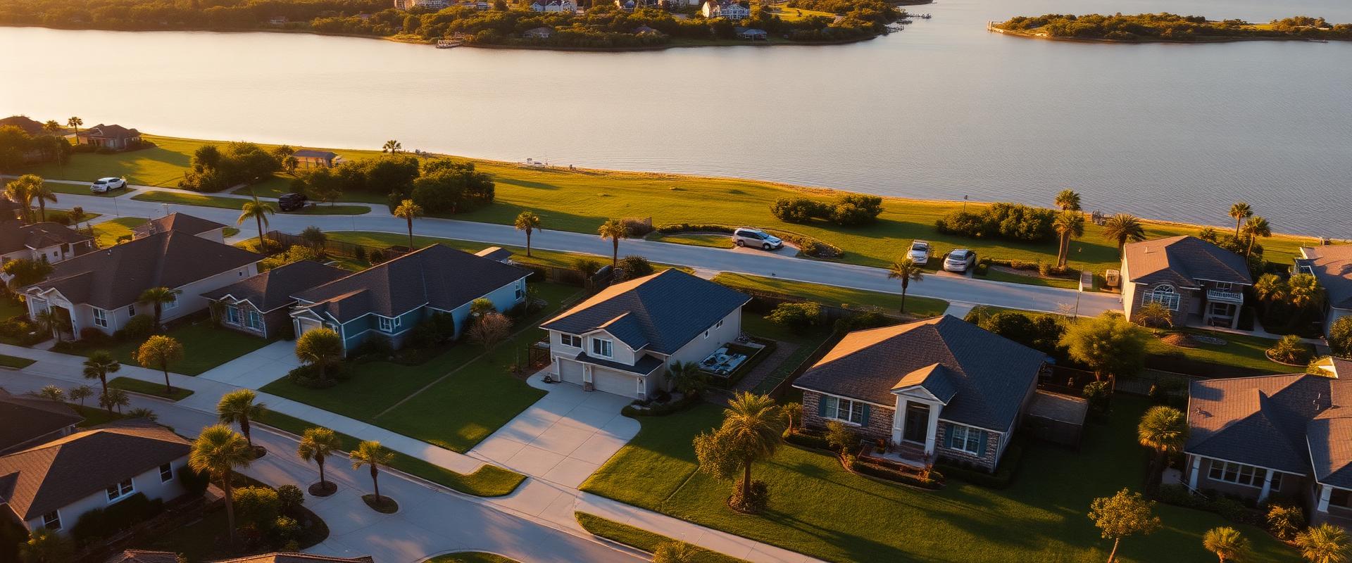 Coastal suburban neighborhood in League City, TX served by Granite Girl