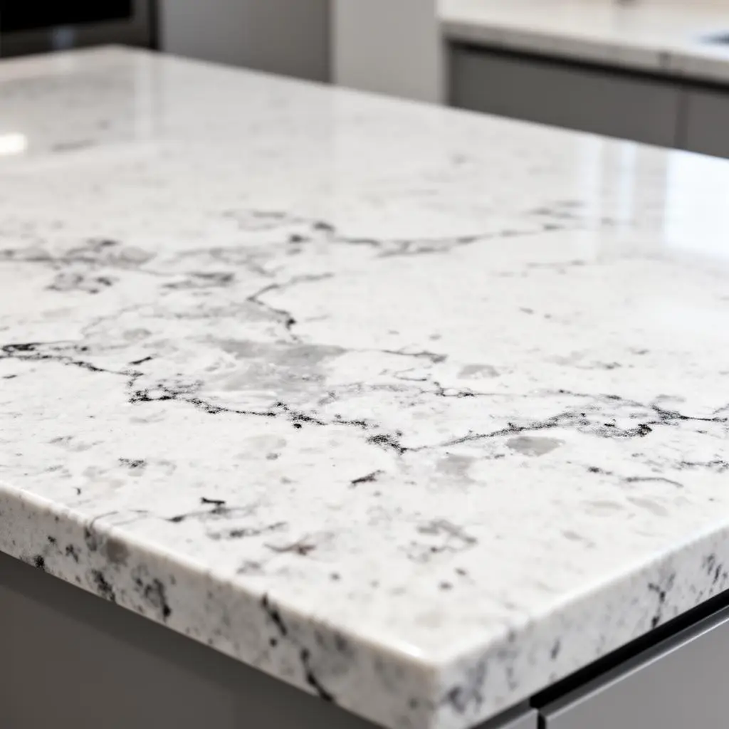 Quartz countertops at Granite Girl showroom